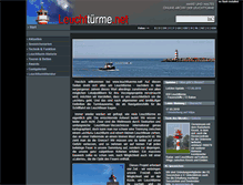 Tablet Screenshot of leuchttuerme.net